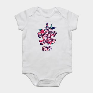 Saturday Night's Alright For Fighting Baby Bodysuit